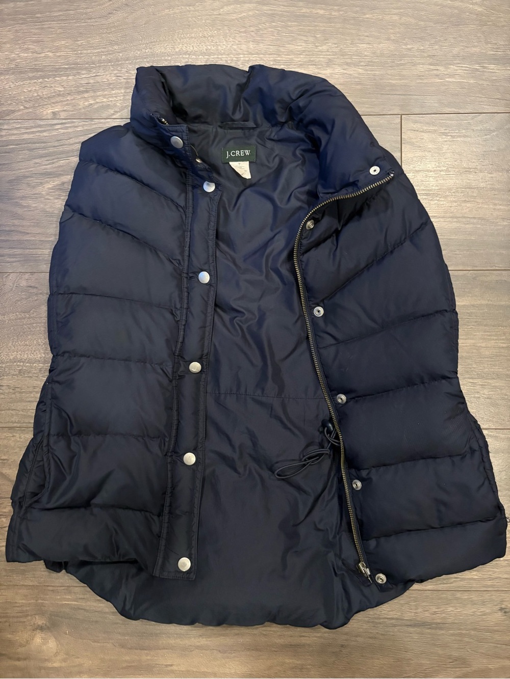 J. Crew Black Quilted Puffer Vest - Women's
